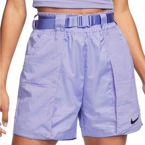 NWT Nike woven shorts purple rip stop